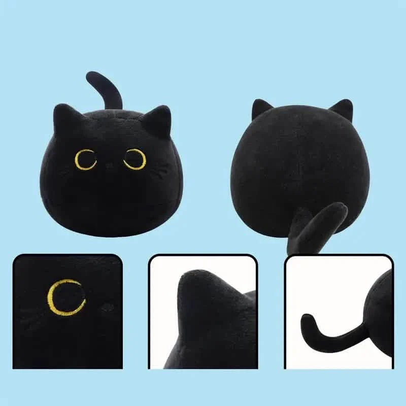 Schwarze Katze Plüschtier