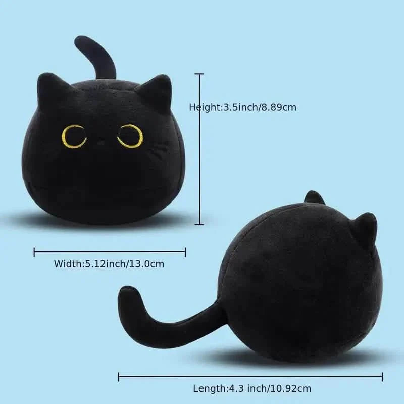 Schwarze Katze Plüschtier