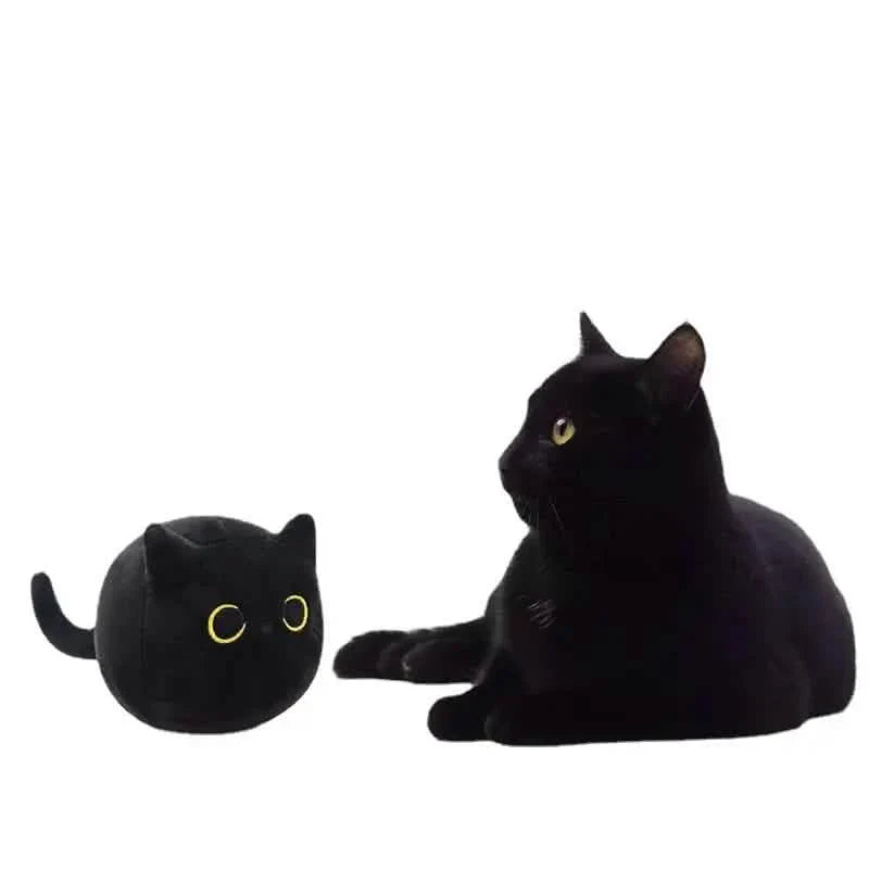 Schwarze Katze Plüschtier