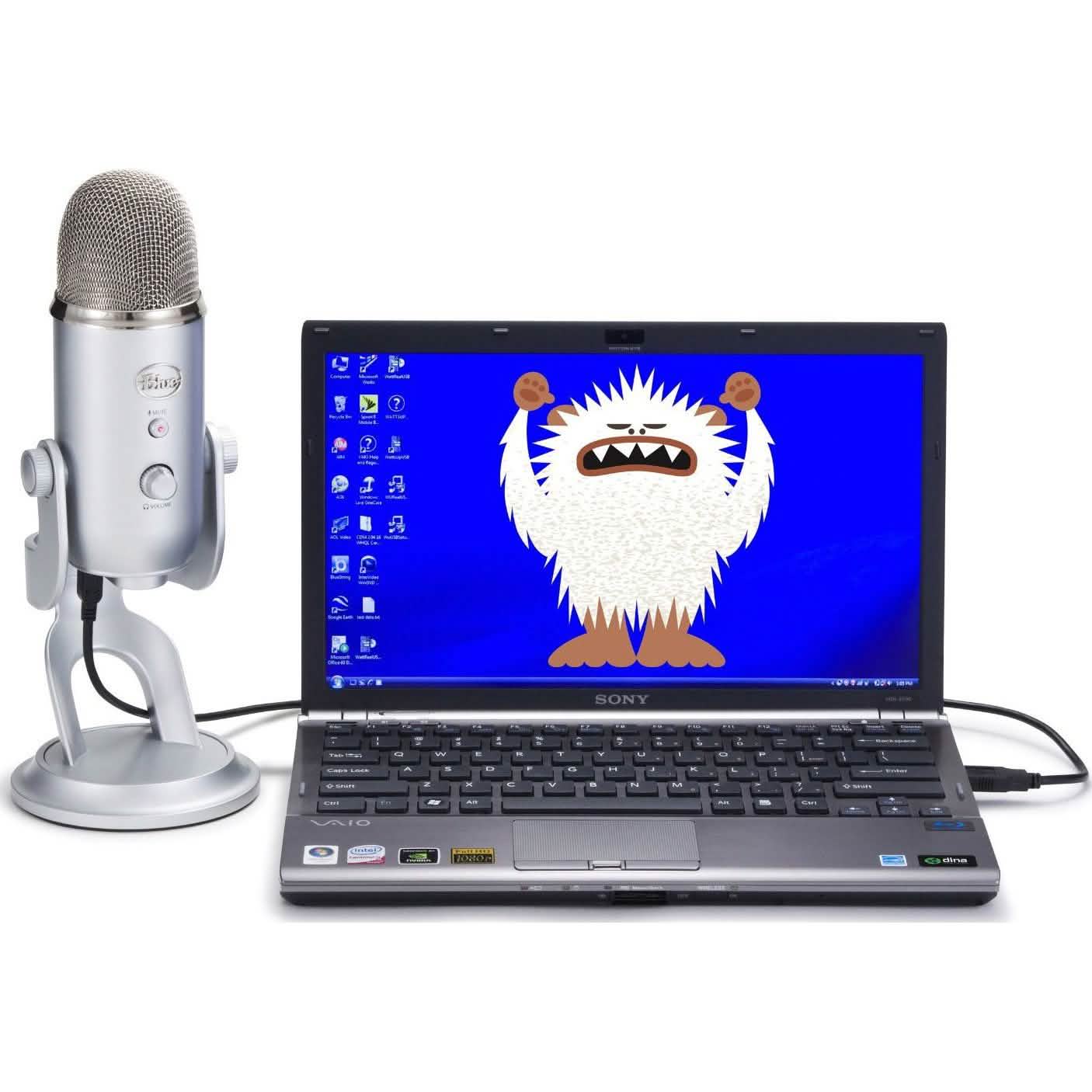 Blue Yeti Ultimate USB Mikrofon Silber 988-000103