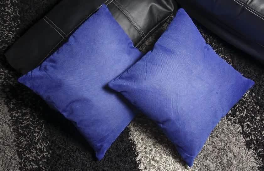 2er-Pack: Blaue Zierkissen