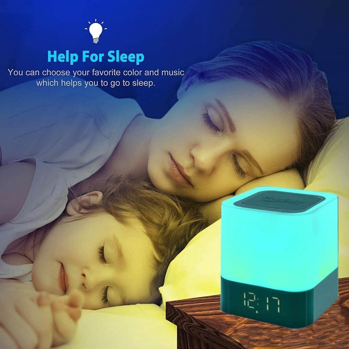 Bluetooth-Lautsprecher-Nachttischlampe mit Touch-Sensor