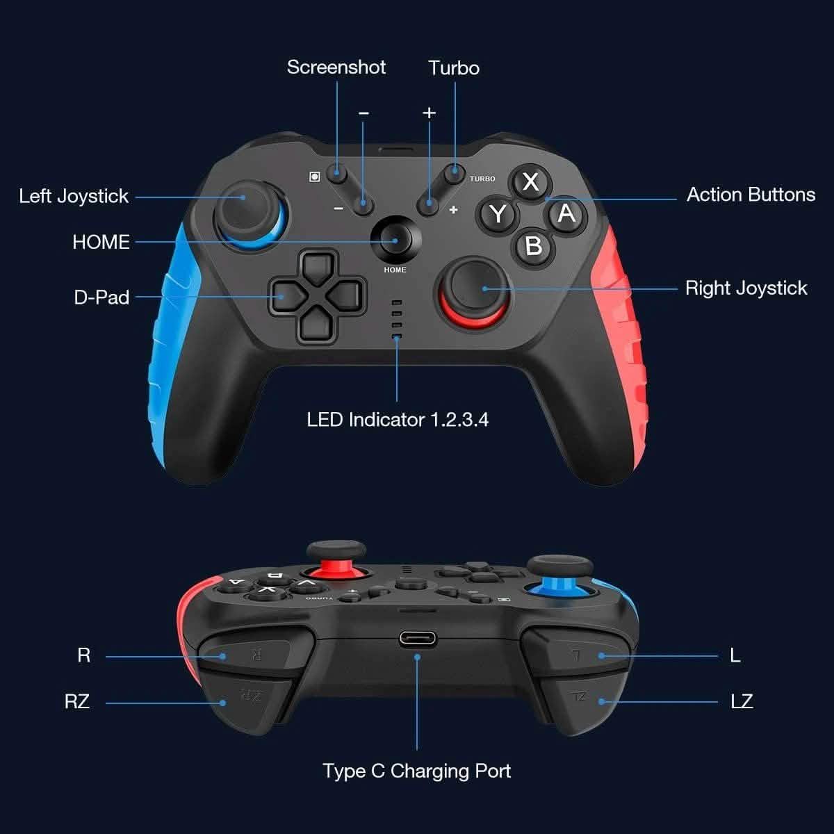 Bluetooth Switch Pro Controller für Nintendo