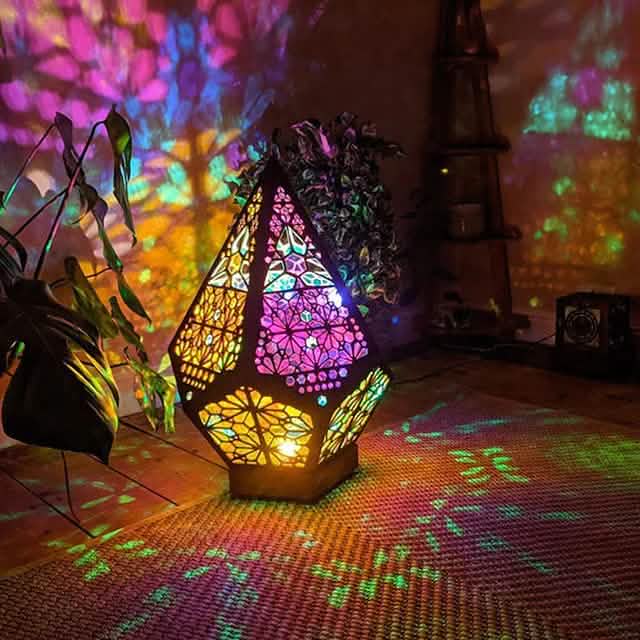 Böhmischer Diamant Polstern Sternenprojektor Nachtlicht