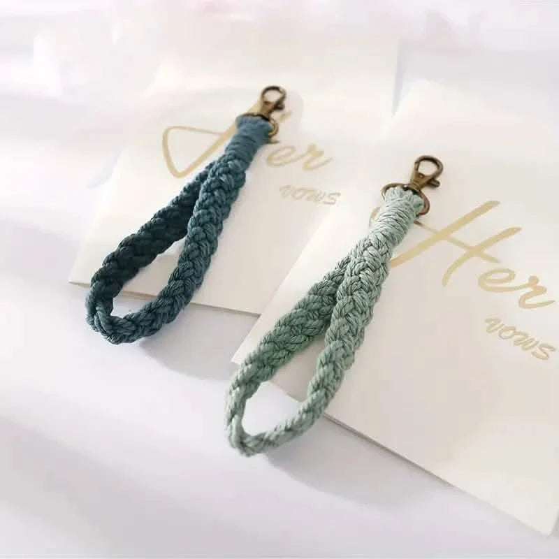 Boho Handgemachtes Armband-Schlüsselanhänger