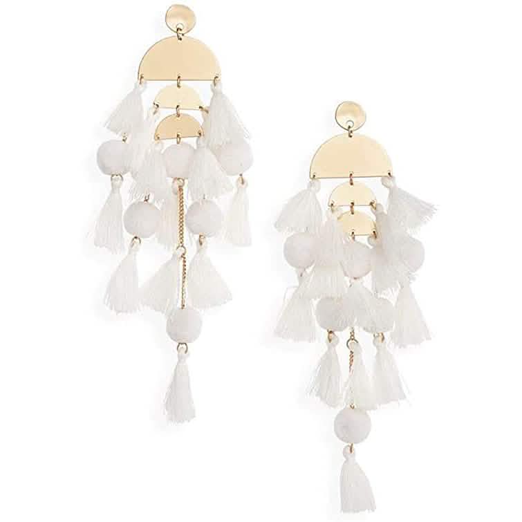 Boho Lange Quasten Ohrringe