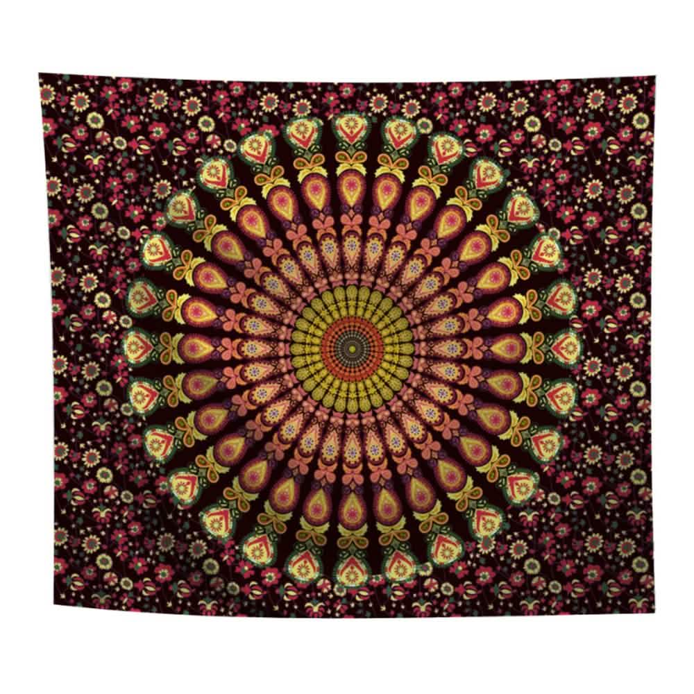 Boho-Wandteppich-Wandbehang-Kunst