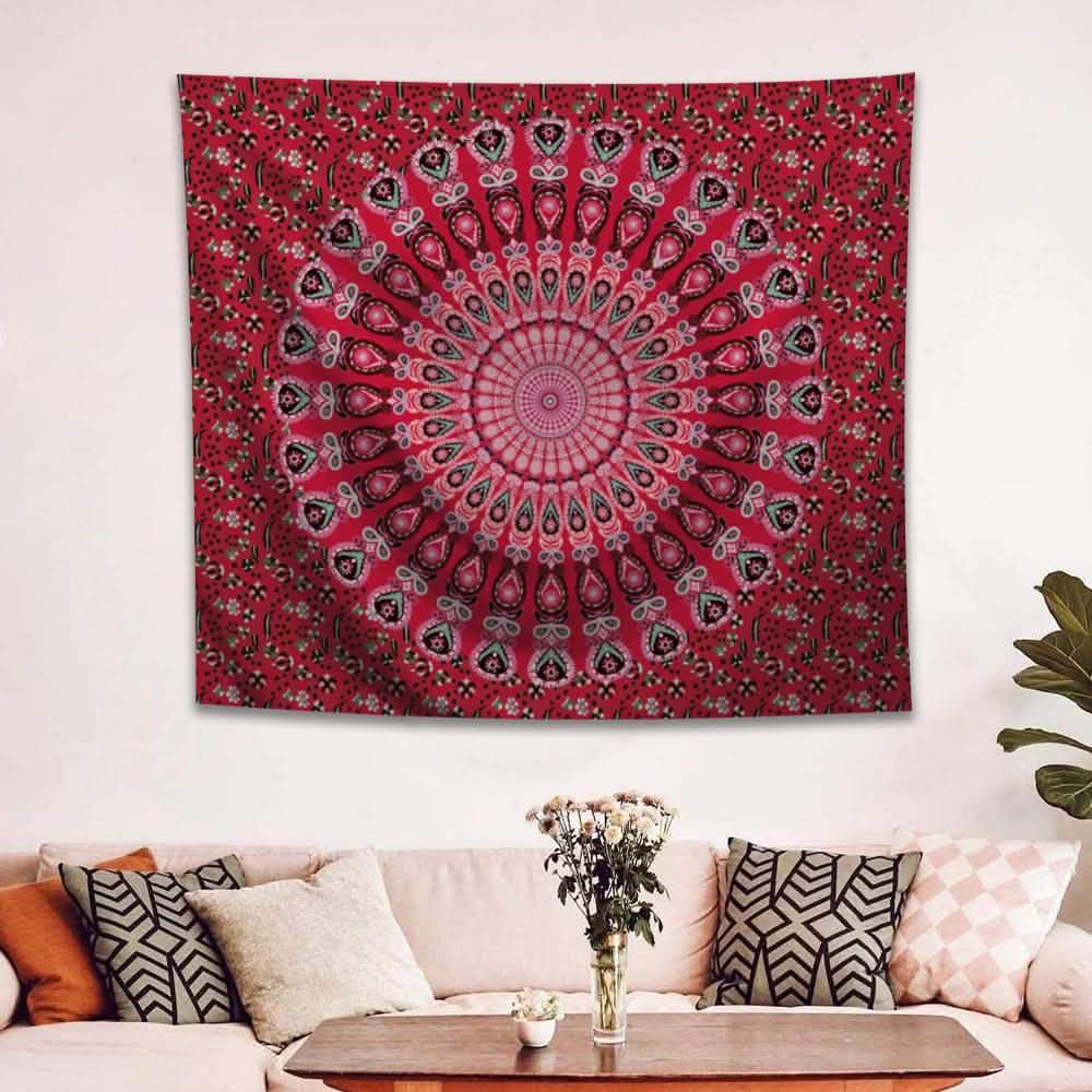 Boho-Wandteppich-Wandbehang-Kunst