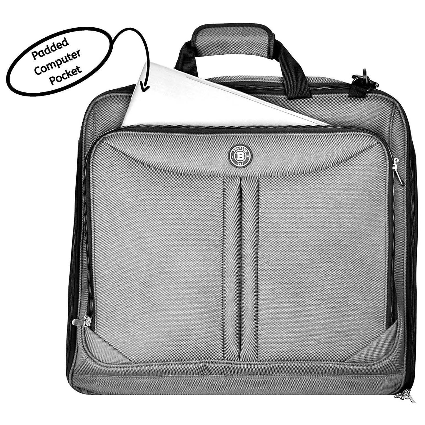 Bolford Reisetasche für Geschäftsreisen und Reisen mit gepolstertem Laptopfach