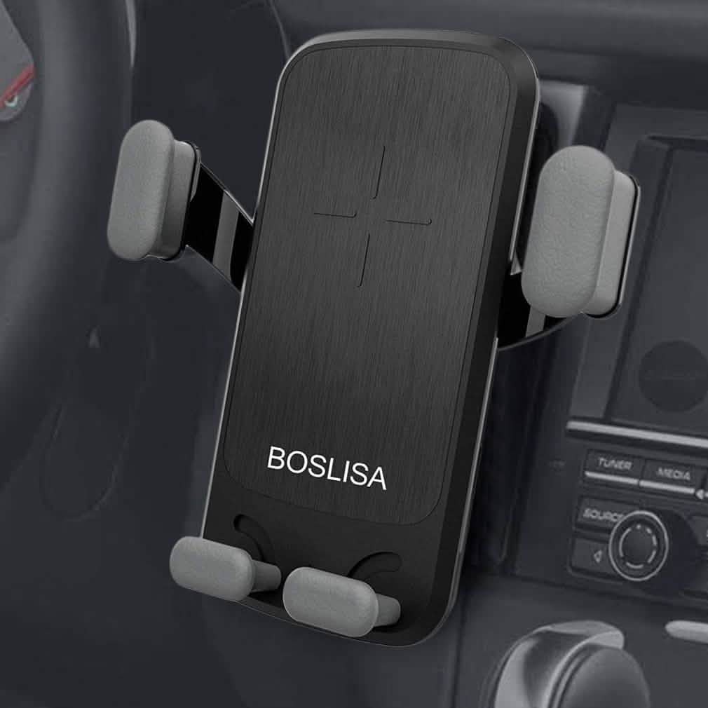 Boslisa Qi Schwerkraft-Autoladegerät mit kabelloser Ladefunktion