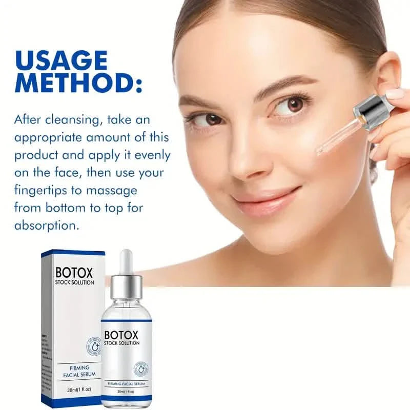 Botox Original Liquid Facial Essence, Hautkollagen, Feuchtigkeitsspendend Und Aufpolsternd, 30ml/1.01 Fl Oz