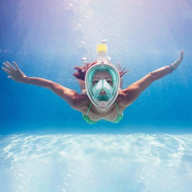 Breathefree Schnorchel- und Tauchmaske, GoPro-kompatibel