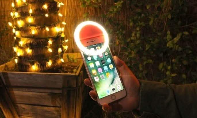 Heller Ring wiederaufladbare LED Selfie-Leuchte für alle Handy-Modelle