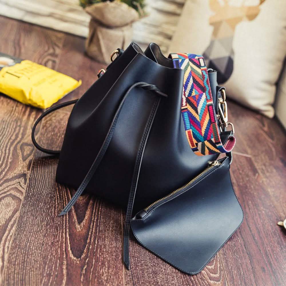 Beuteltasche mit Boho-Gurt
