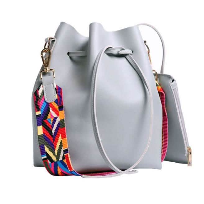 Beuteltasche mit Boho-Gurt