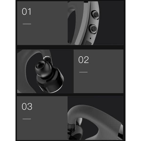 Business Wireless Bluetooth-Ohrhörer mit Mikrofon und Geräuschunterdrückung