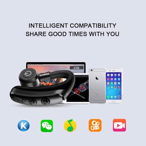 Business Wireless Bluetooth-Ohrhörer mit Mikrofon und Geräuschunterdrückung