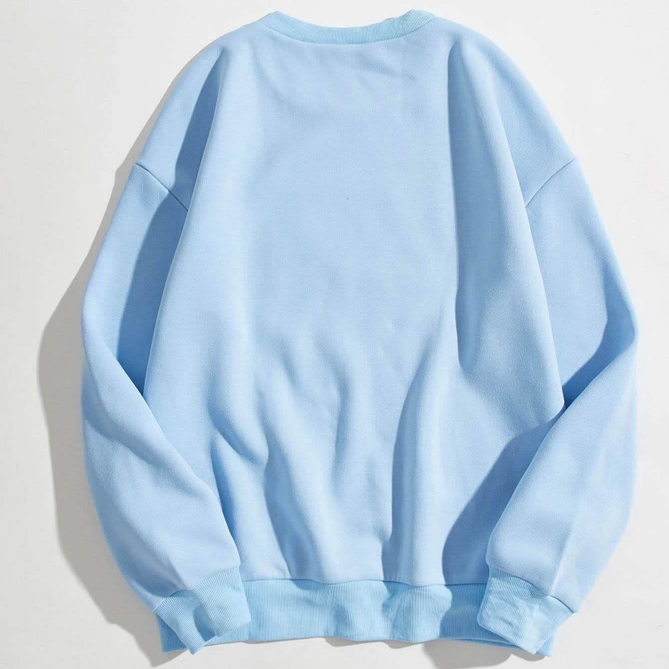 Thermo-Sweatshirt mit Schmetterlings- und Slogan-Grafik