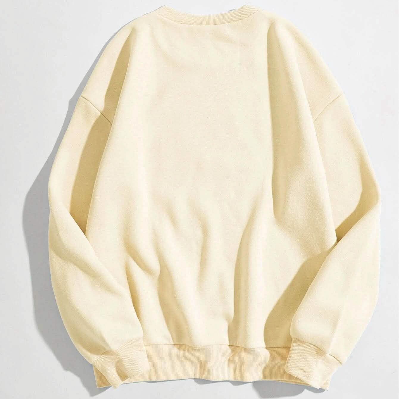 Thermo-Sweatshirt mit Schmetterlings- und Slogan-Grafik