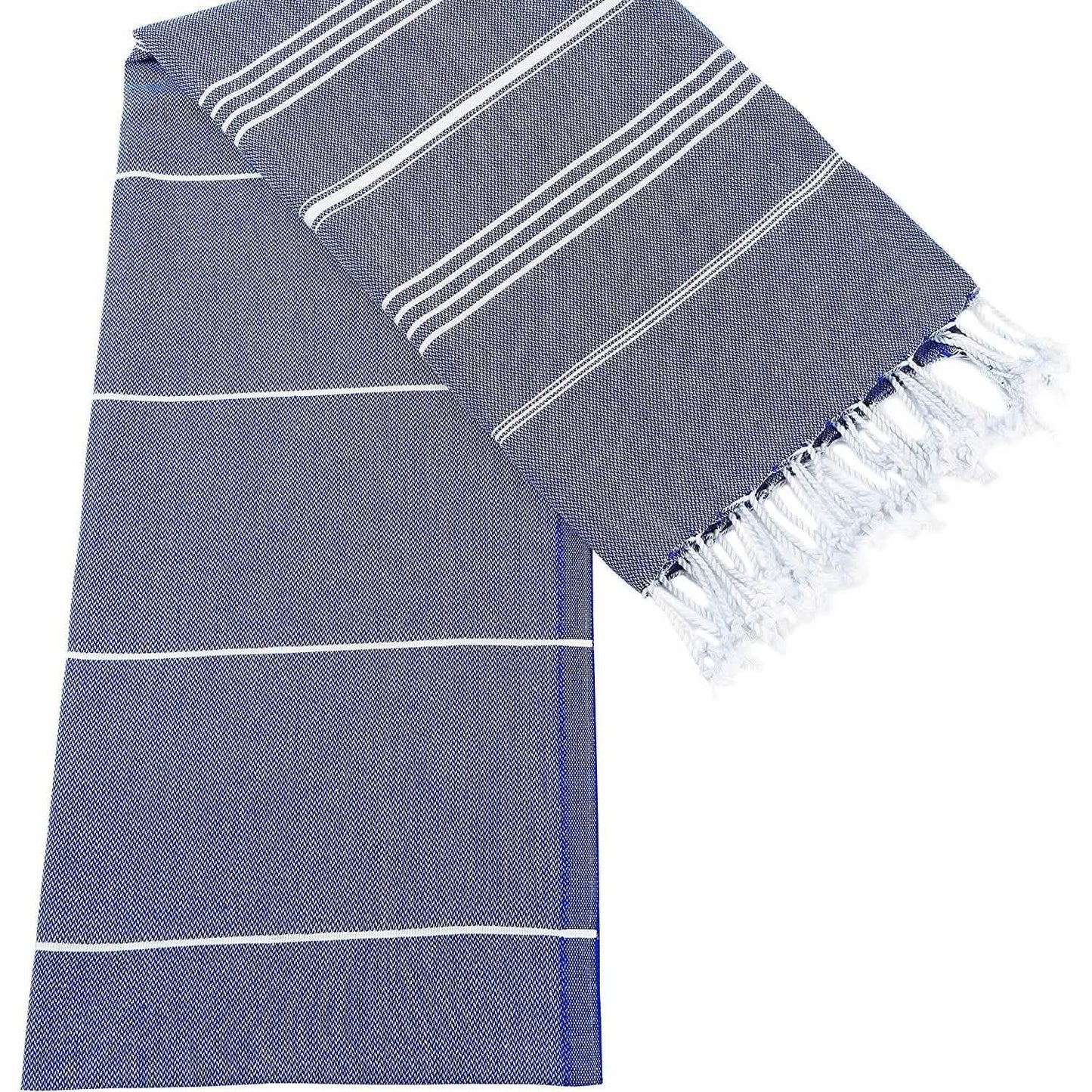 Cacala Pure Series Leichtes Badetuch aus 100 % türkischer Baumwolle, superweiches Peshtemal