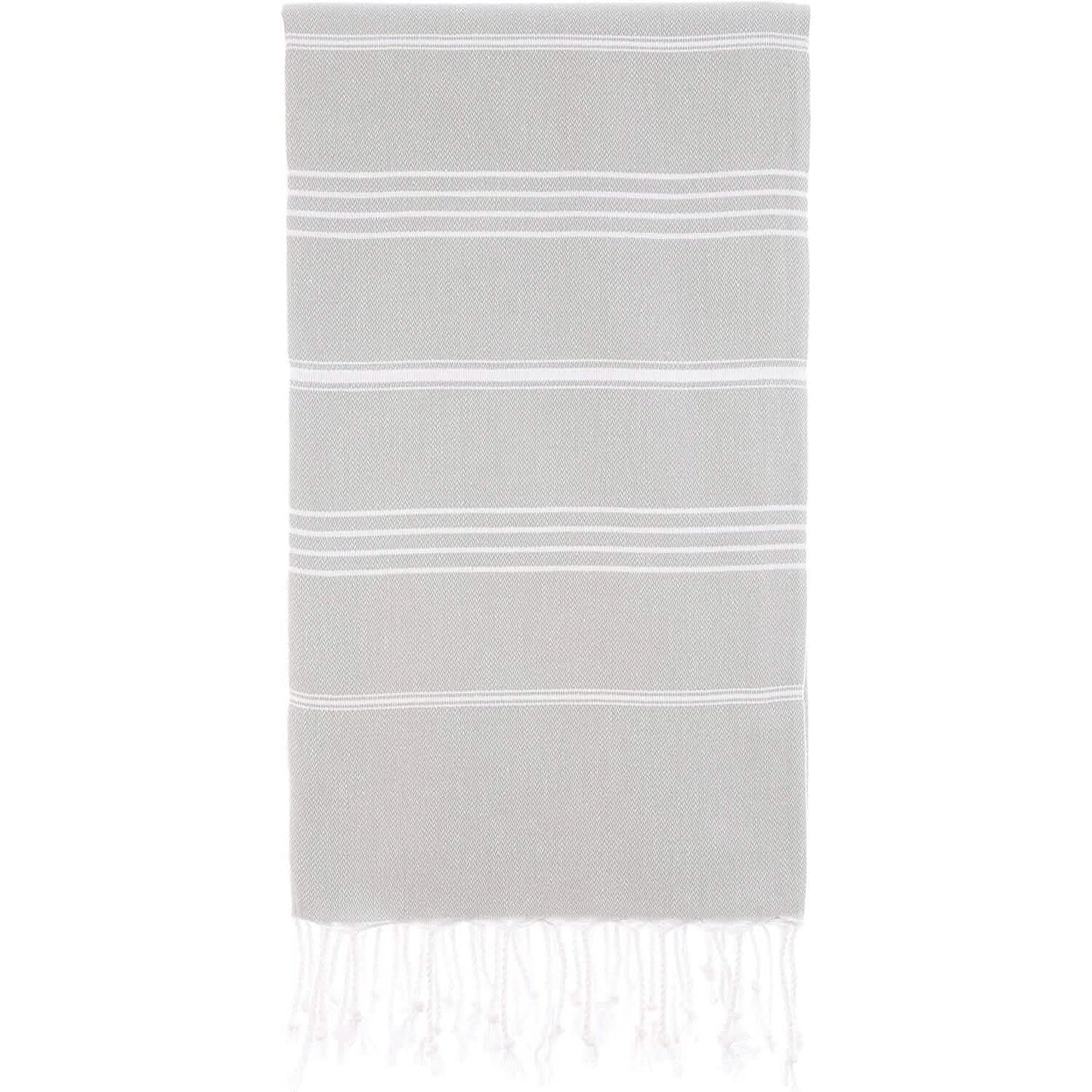 Cacala Pure Series Leichtes Badetuch aus 100 % türkischer Baumwolle, superweiches Peshtemal