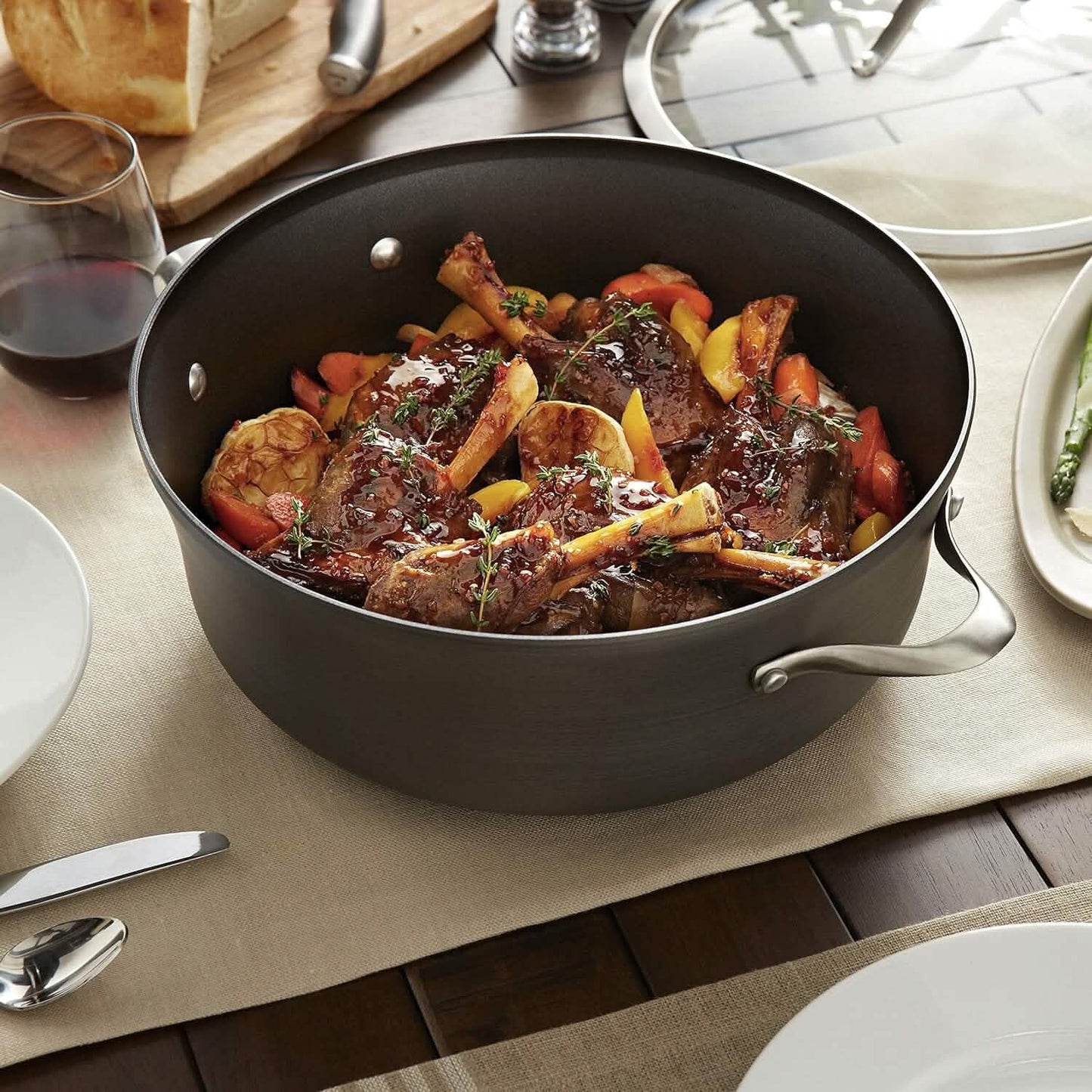 Calphalon Contemporary Antihaft-Bräter mit Deckel, 8,5 Quart