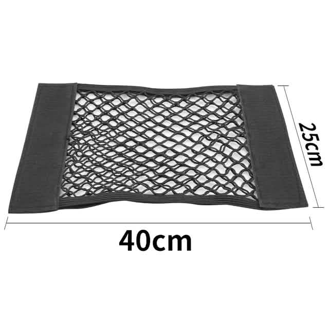 Auto Rücksitz Mesh Kofferraum elastisches Schnurnetz Magic Sticker Universelle Aufbewahrungstasche