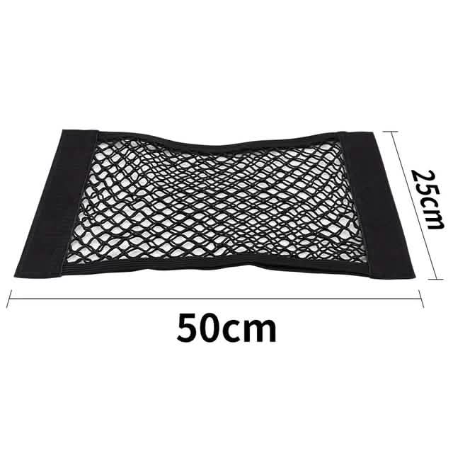 Auto Rücksitz Mesh Kofferraum elastisches Schnurnetz Magic Sticker Universelle Aufbewahrungstasche