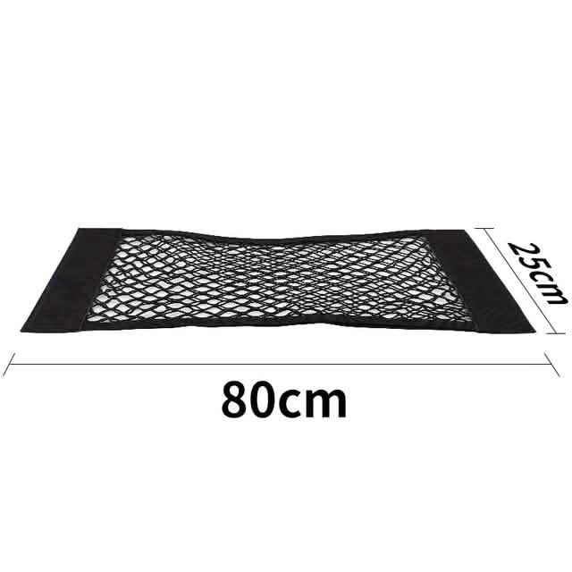 Auto Rücksitz Mesh Kofferraum elastisches Schnurnetz Magic Sticker Universelle Aufbewahrungstasche
