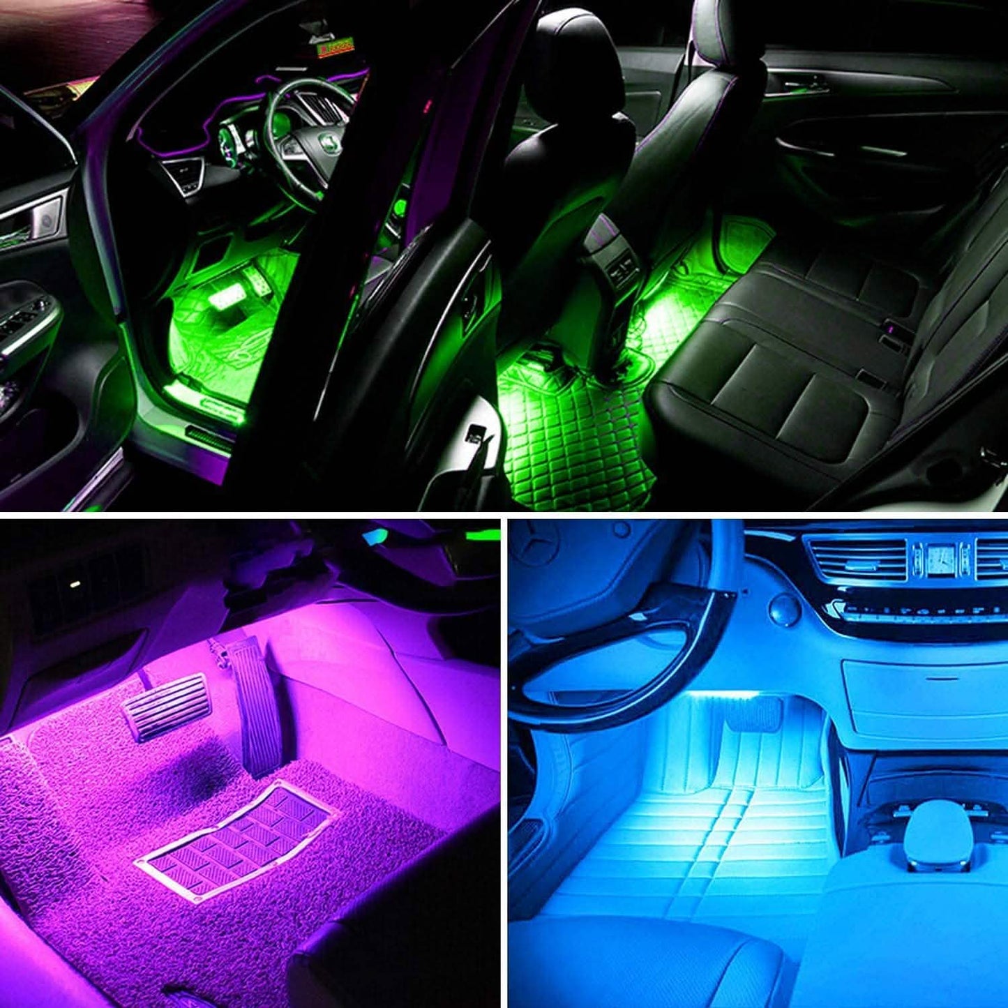Auto-LED-Streifenbeleuchtung mit Sound-Aktiv-Funktion und Fernbedienung