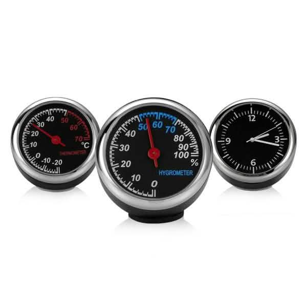 Auto Mini Uhr Uhrzeit Hygrometer Thermometer