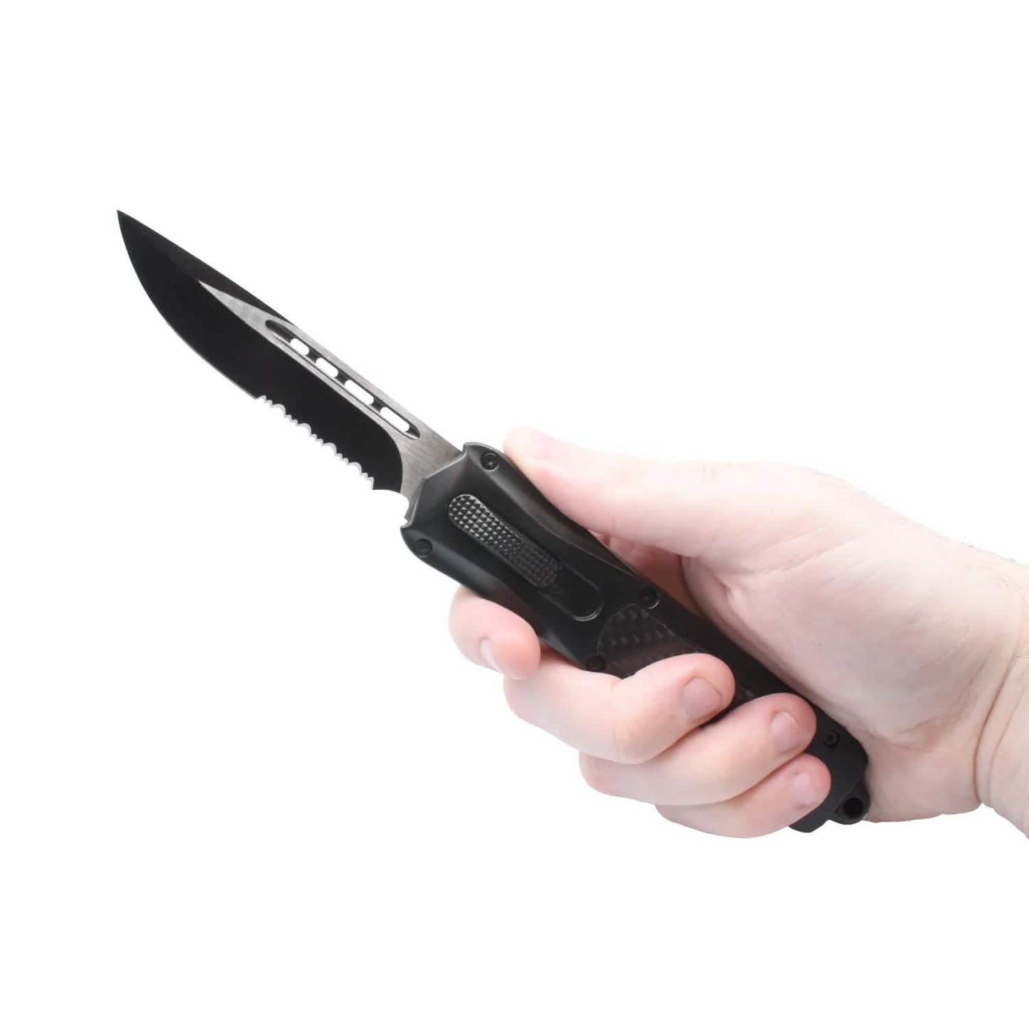 Kohlefaser Automatik-OTF-Messer mit Gürtelclip