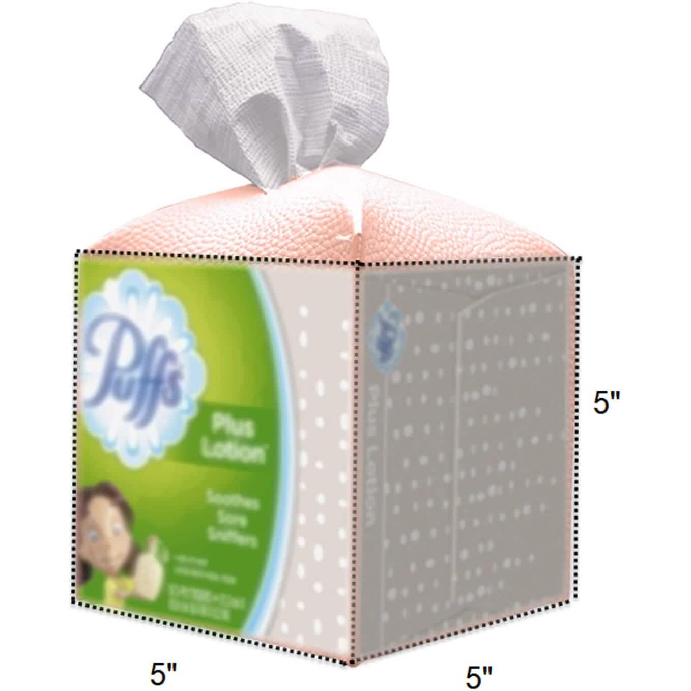 Carrotez Moderne Tissue-Box-Halter aus Kunstleder im Quadrat-Design