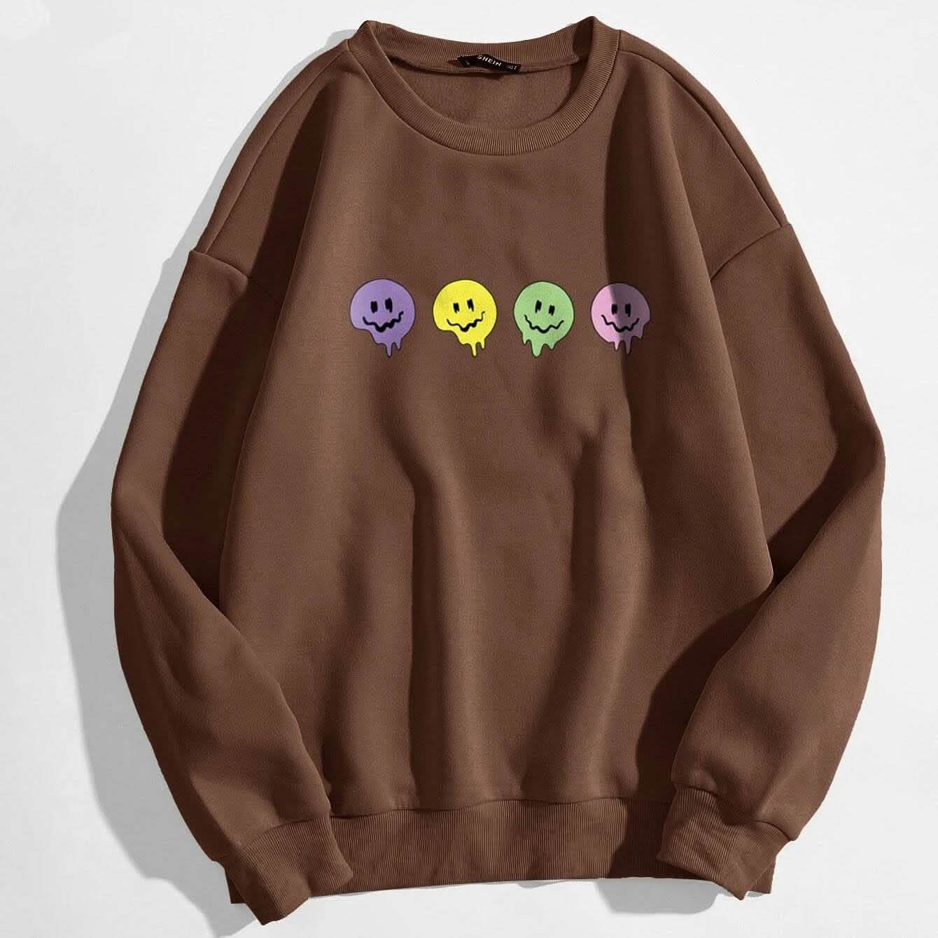 Cartoon-Grafik-Thermosweatshirt