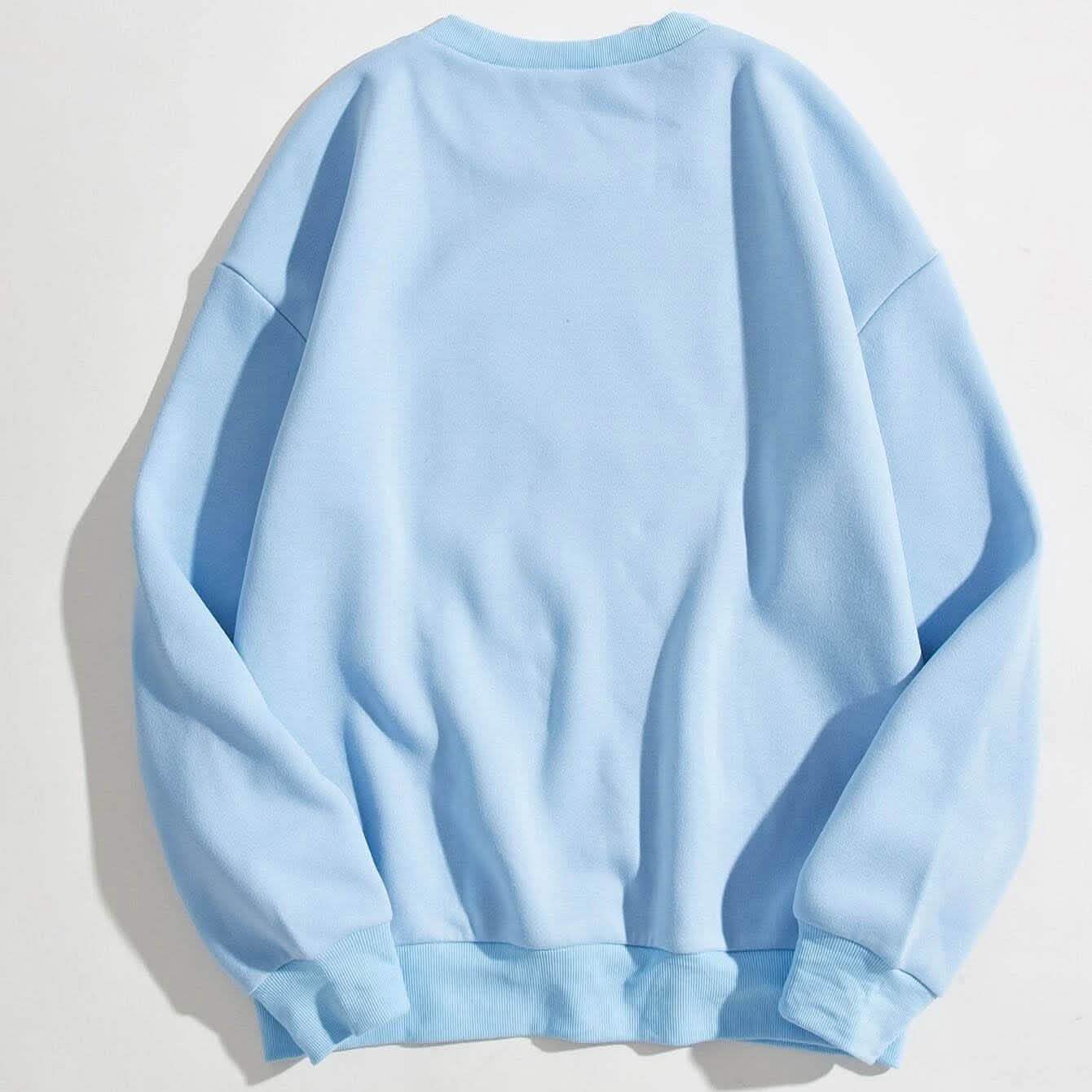 Cartoon-Grafik-Thermosweatshirt