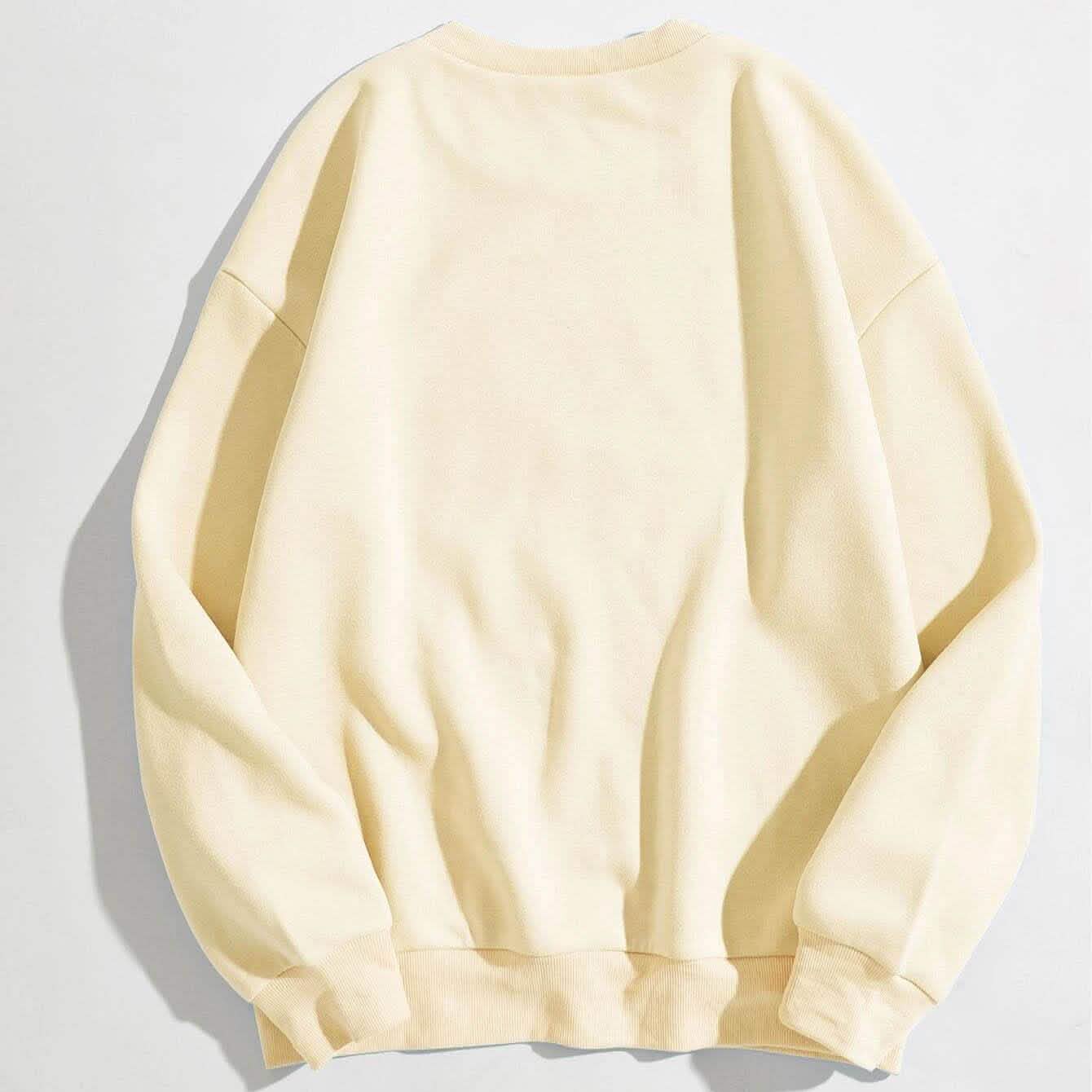 Cartoon-Grafik-Thermosweatshirt