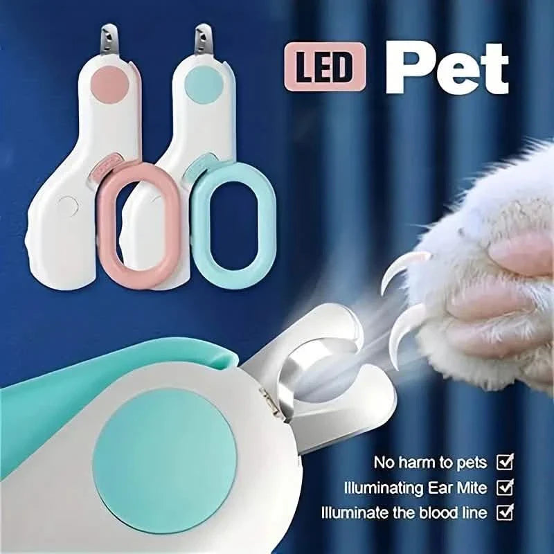 Katzenkrallenschere mit LED-Licht