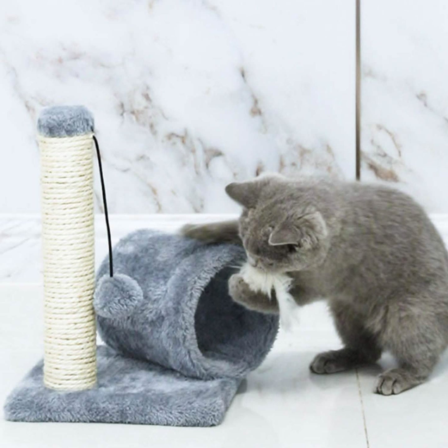 Katzen-Sisal-Kratzbaumspielzeug mit Tunnel