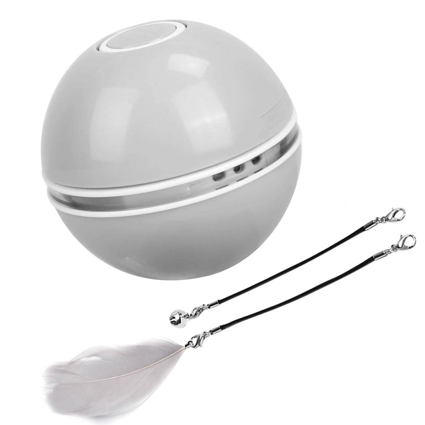 Katzen-Teaser-Ball, automatisch rotierendes interaktives Katzenspielzeug für Bewegung