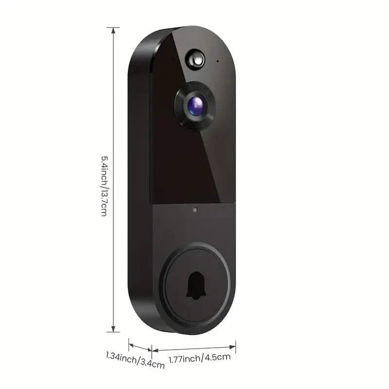 1080P HD intelligente Türklingelkamera mit KI-Erkennung und Nachtsicht
