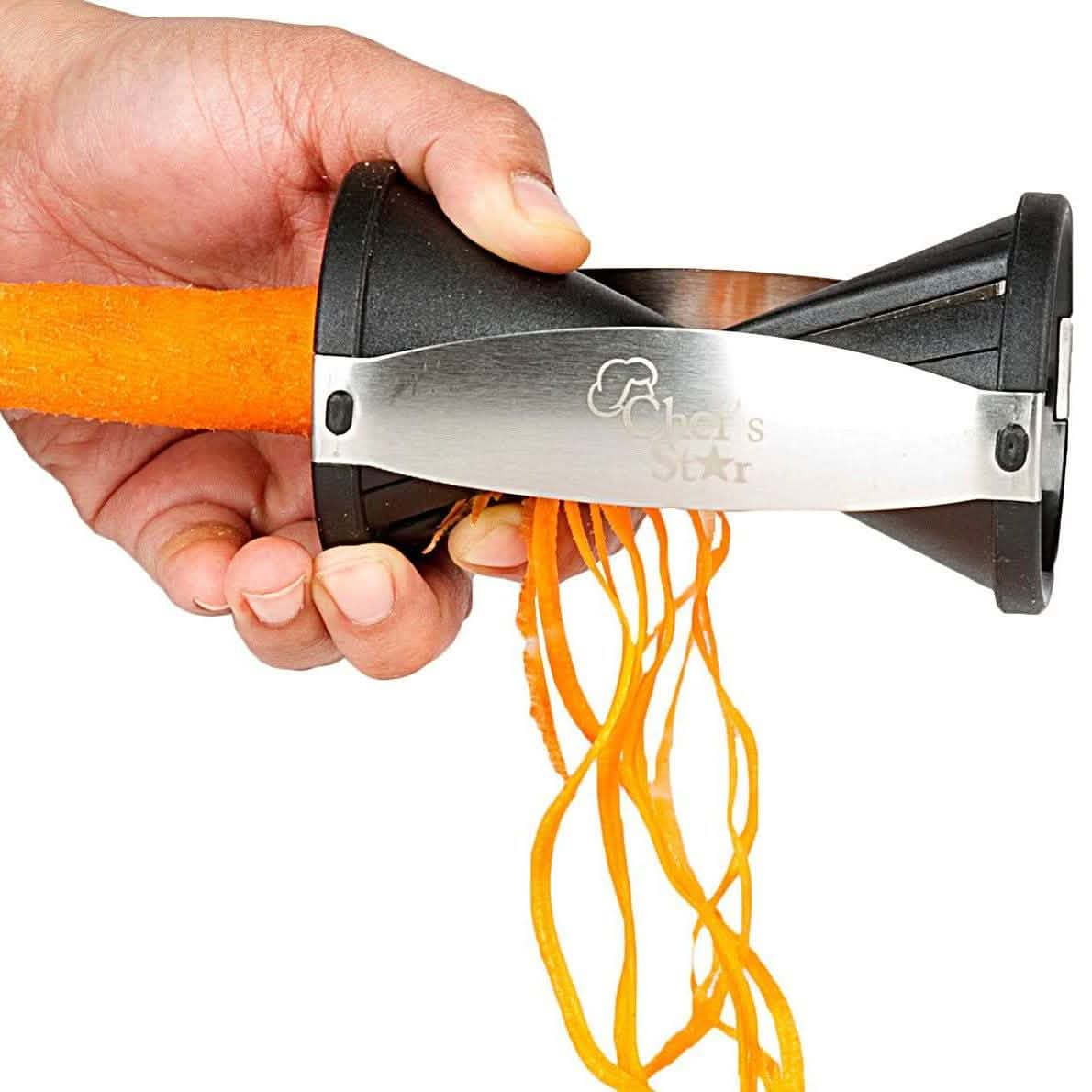 Chef's Star Spiralschneider mit Spiral- und Julienne-Klingen aus Edelstahl