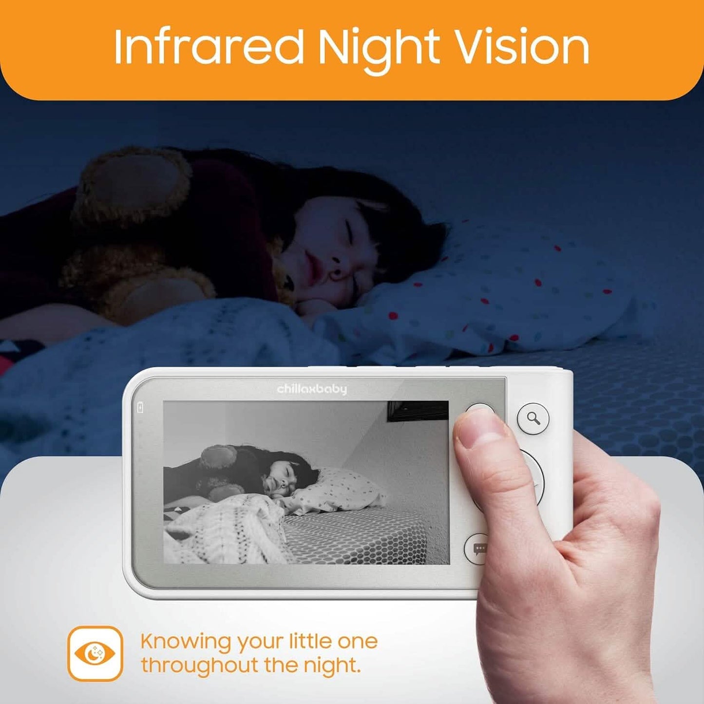 Chillax Giraffe Pro 1080p Kamera und 4,3” Video Smart Babyphone (Generalüberholt)
