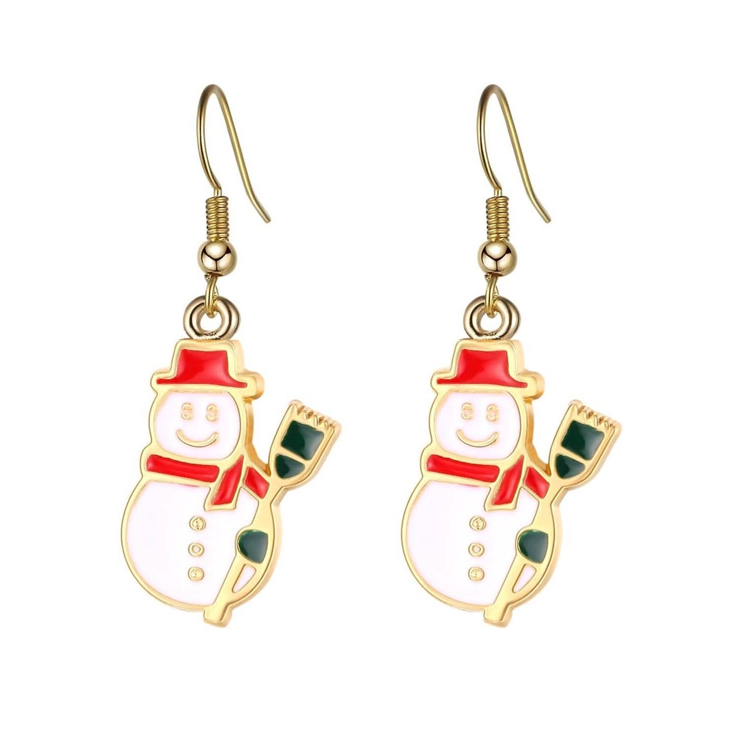 Weihnachts-Ohrhaken, kreativ, Damen, Feiertags-Ohrringe