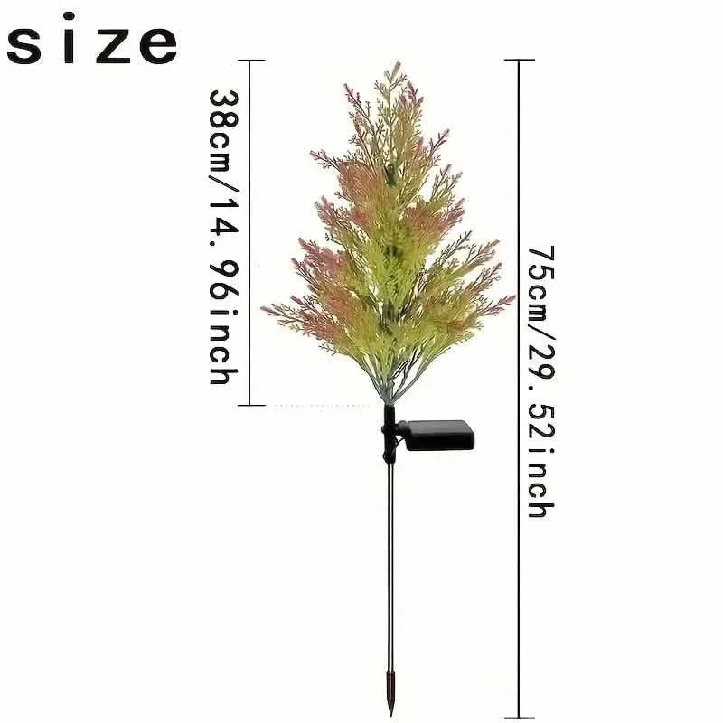 Weihnachts-Solar-Rasenlampe, Solar-Gartenleuchte Baum