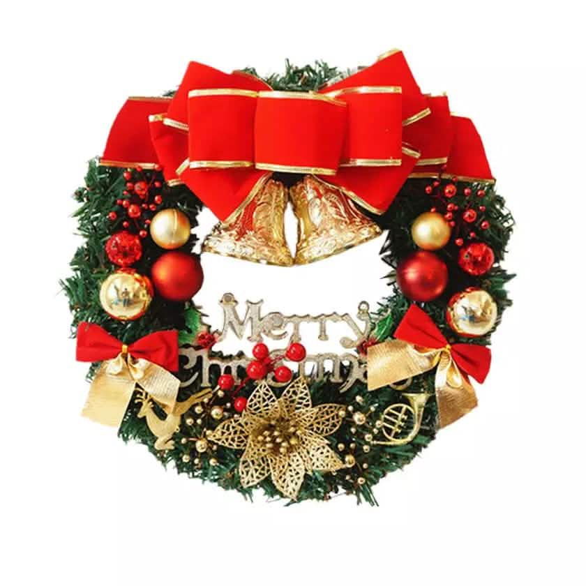 Weihnachten Kranz Haustür Wand Ornament Girlande Schleife Party Dekoration