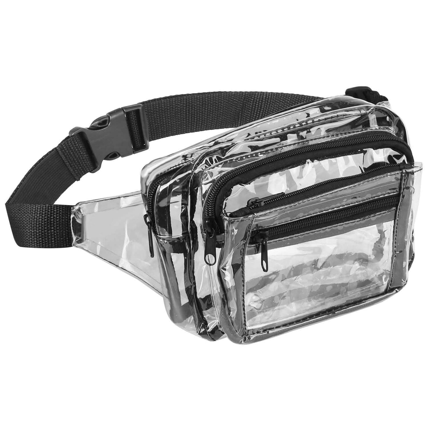 Durchsichtige Fanny Pack Unisex Transparente Bauchtasche Gürteltasche