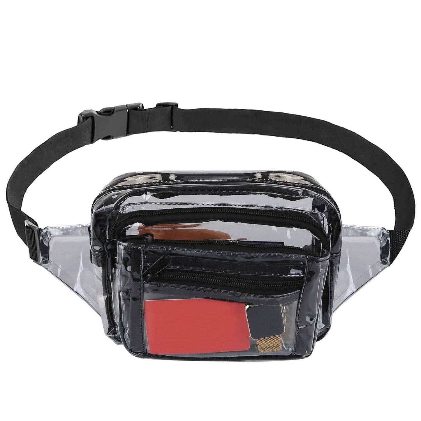 Durchsichtige Fanny Pack Unisex Transparente Bauchtasche Gürteltasche