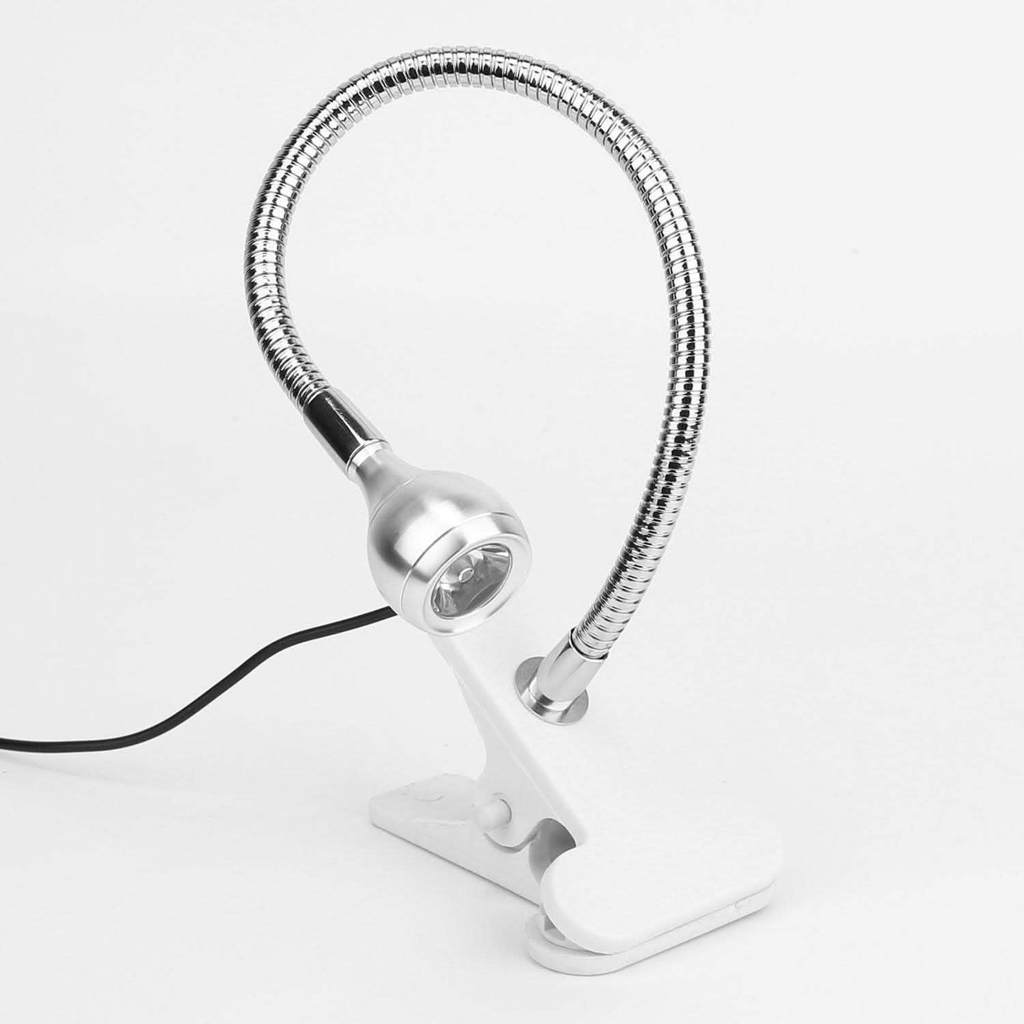 Klemmleuchte Leselampe USB Schreibtisch Klemmlampe Flexible Schwanenhals