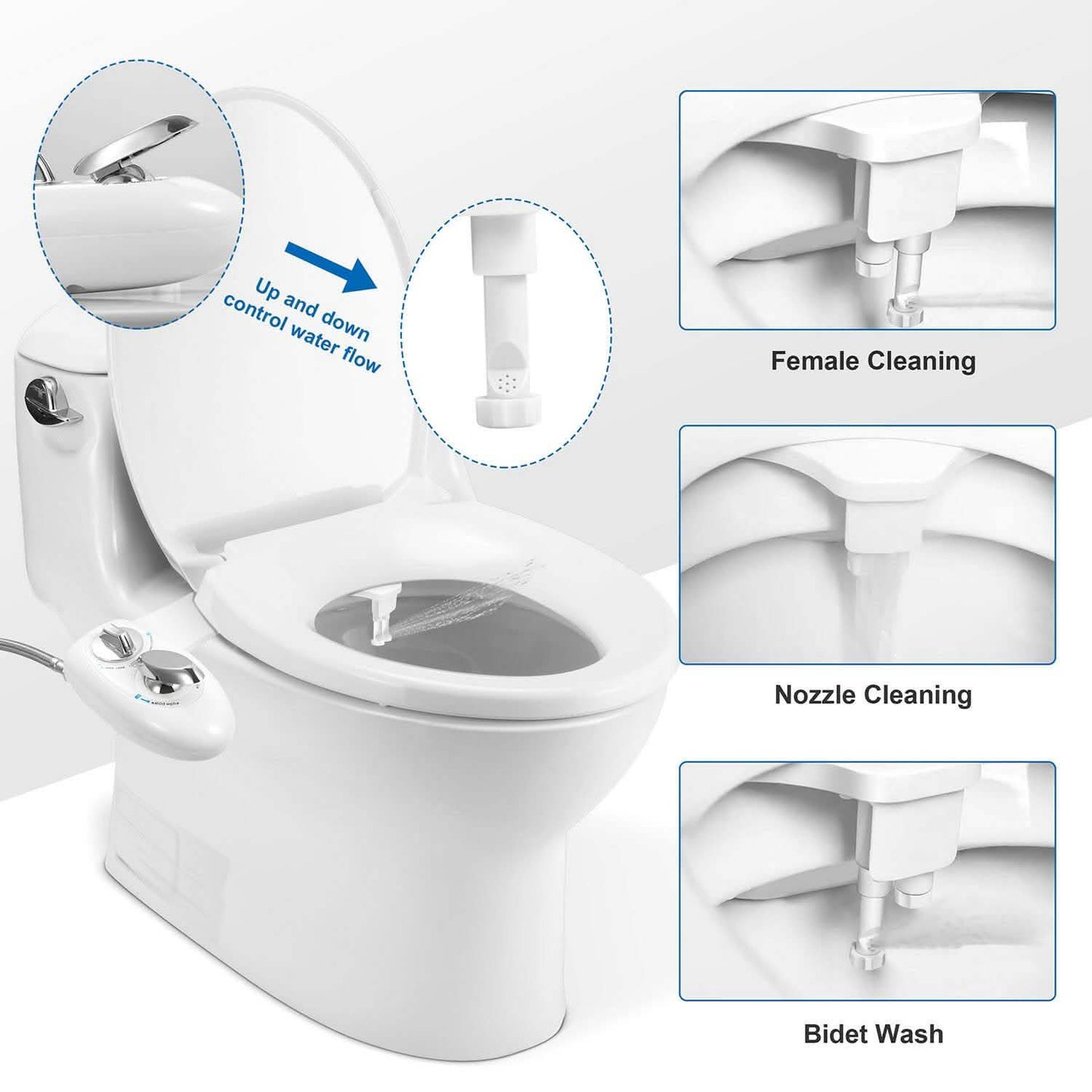 Kaltwasser-Bidet mit Selbstreinigungsfunktion