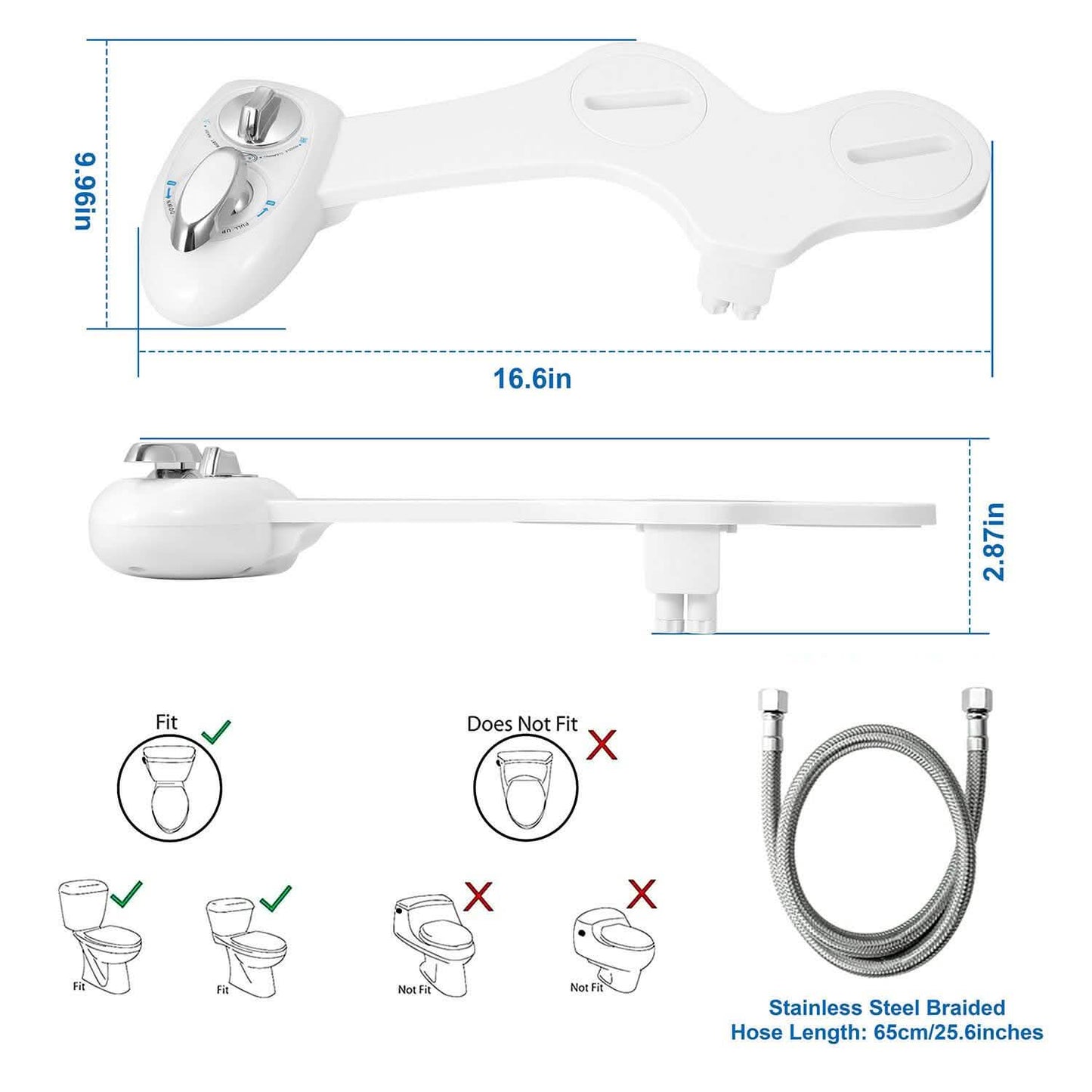 Kaltwasser-Bidet mit Selbstreinigungsfunktion